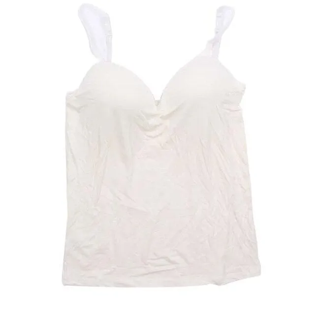 Adjustable Strap Vest Top Padded Bra
