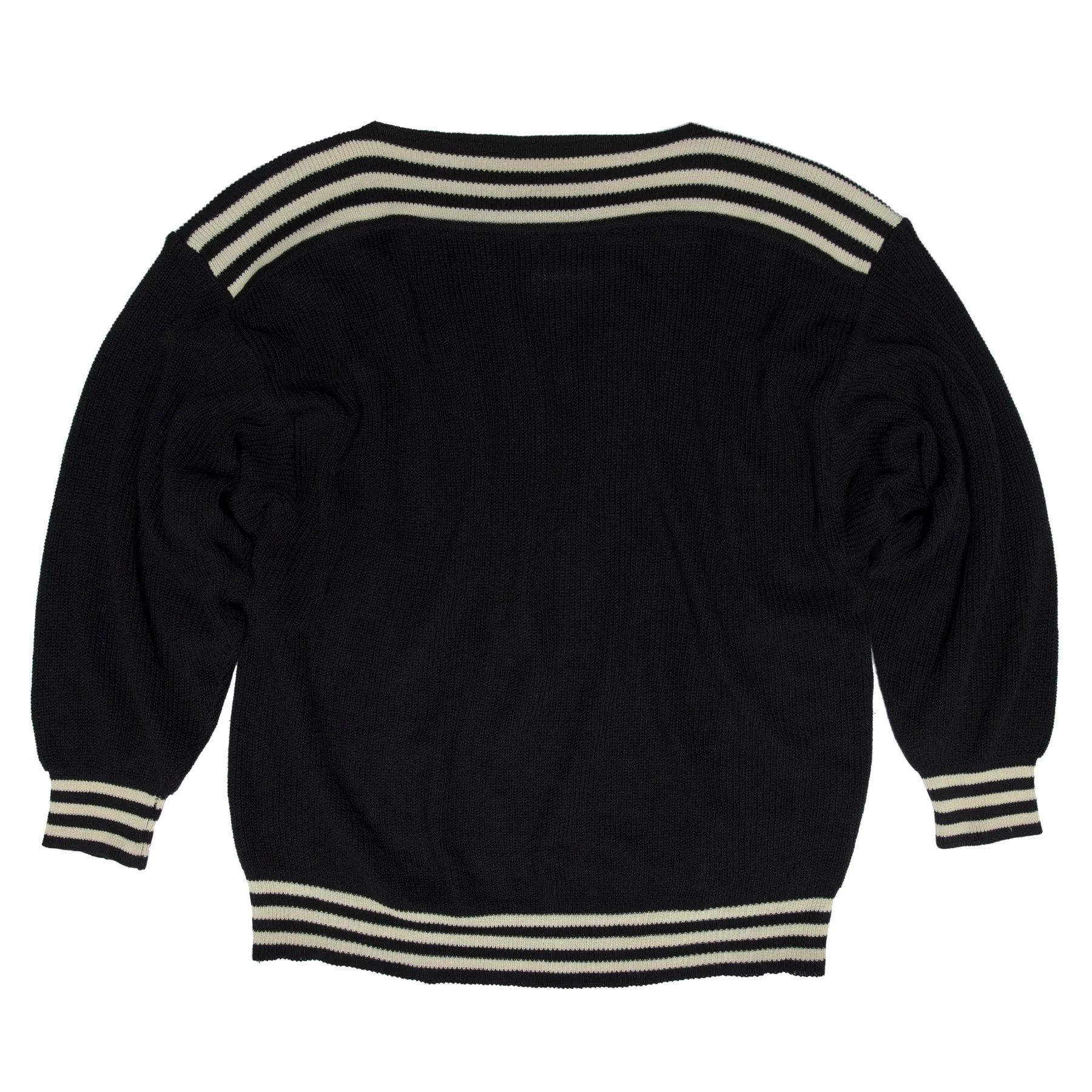 Bauhaus Rib Stitch Saddle Yoke Jumper