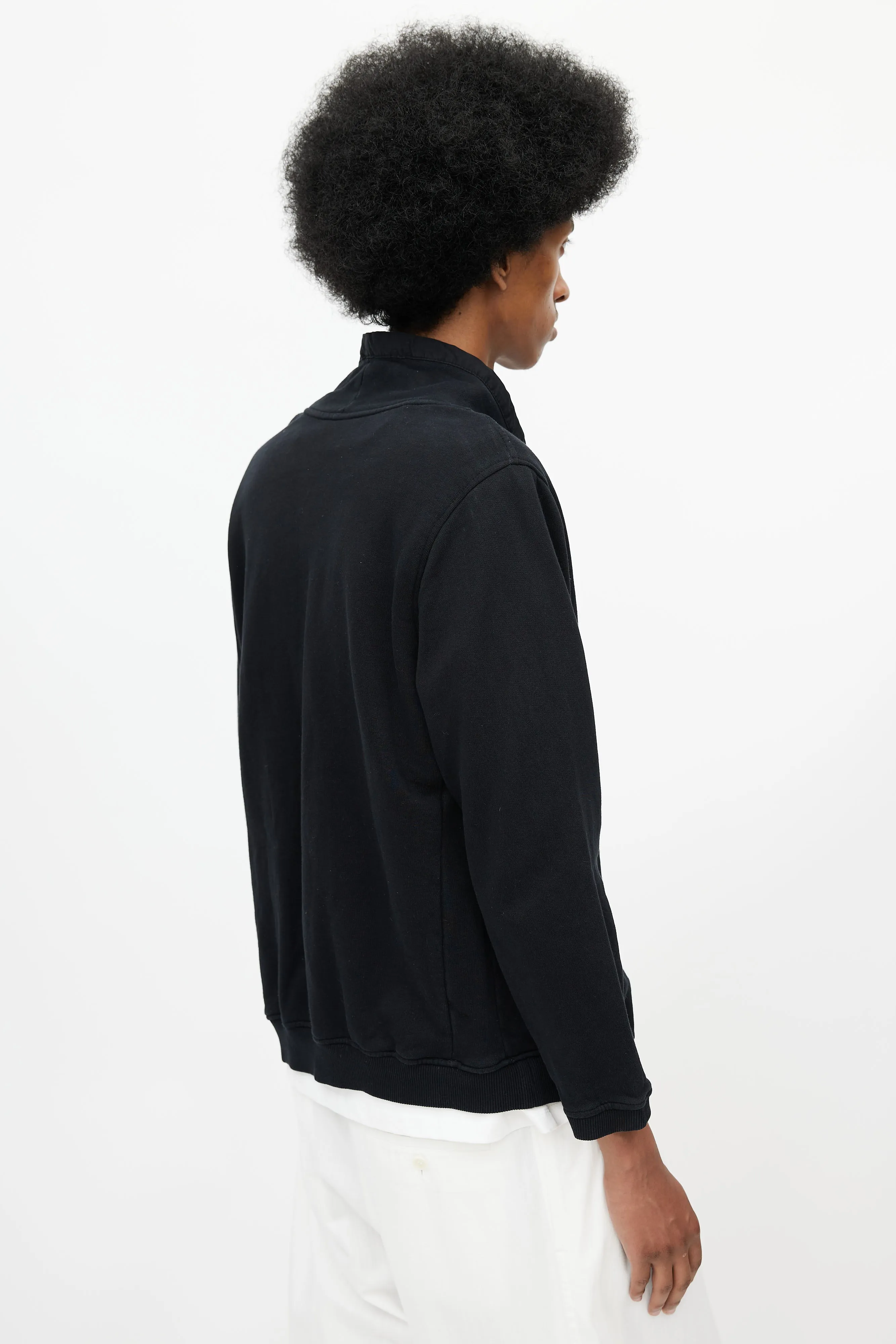 Black Wrap Cardigan