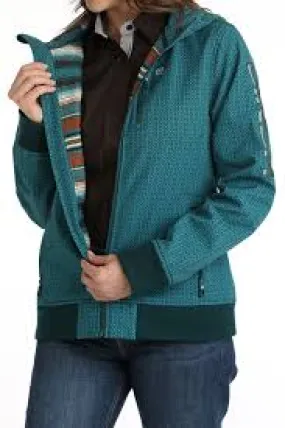 CINCH WOMEN'S BONDED HOODIE - TEAL