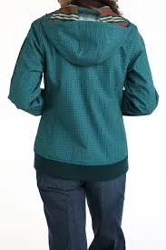 CINCH WOMEN'S BONDED HOODIE - TEAL