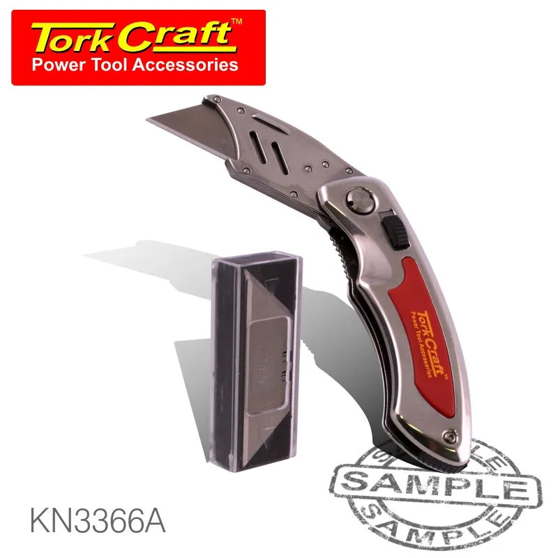 KNIFE UTILITY RED WITH 5 SPARE BLADES IN BLISTER #3366A