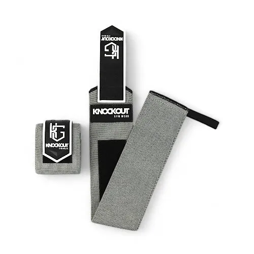 Knockout 20-In Wrist Wrap- Gray