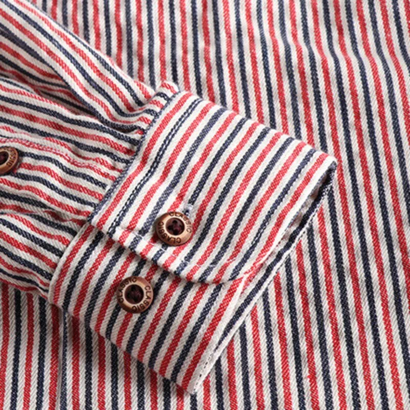 LMS Casual Striped Shirts