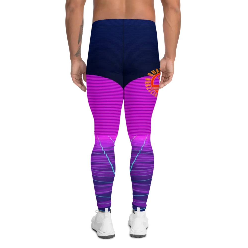Men's Synthwave Shark Pit Leggings