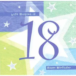 Napkins - 18th Shimmer Blue