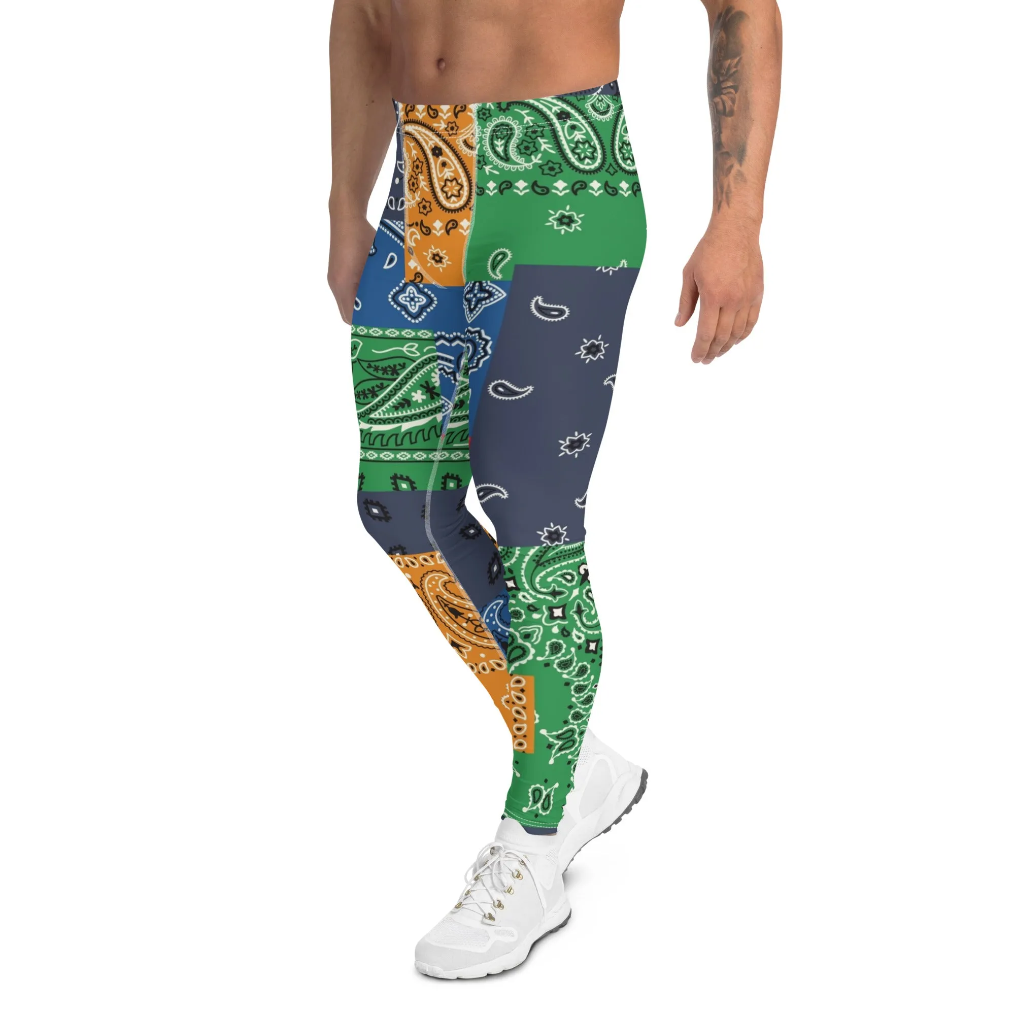 Paisley Bandana Men's Leggings
