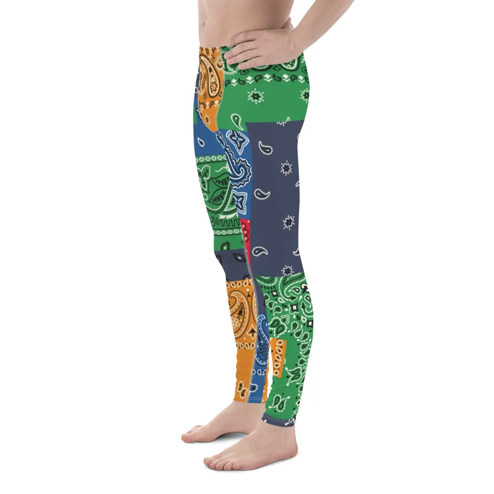Paisley Bandana Men's Leggings