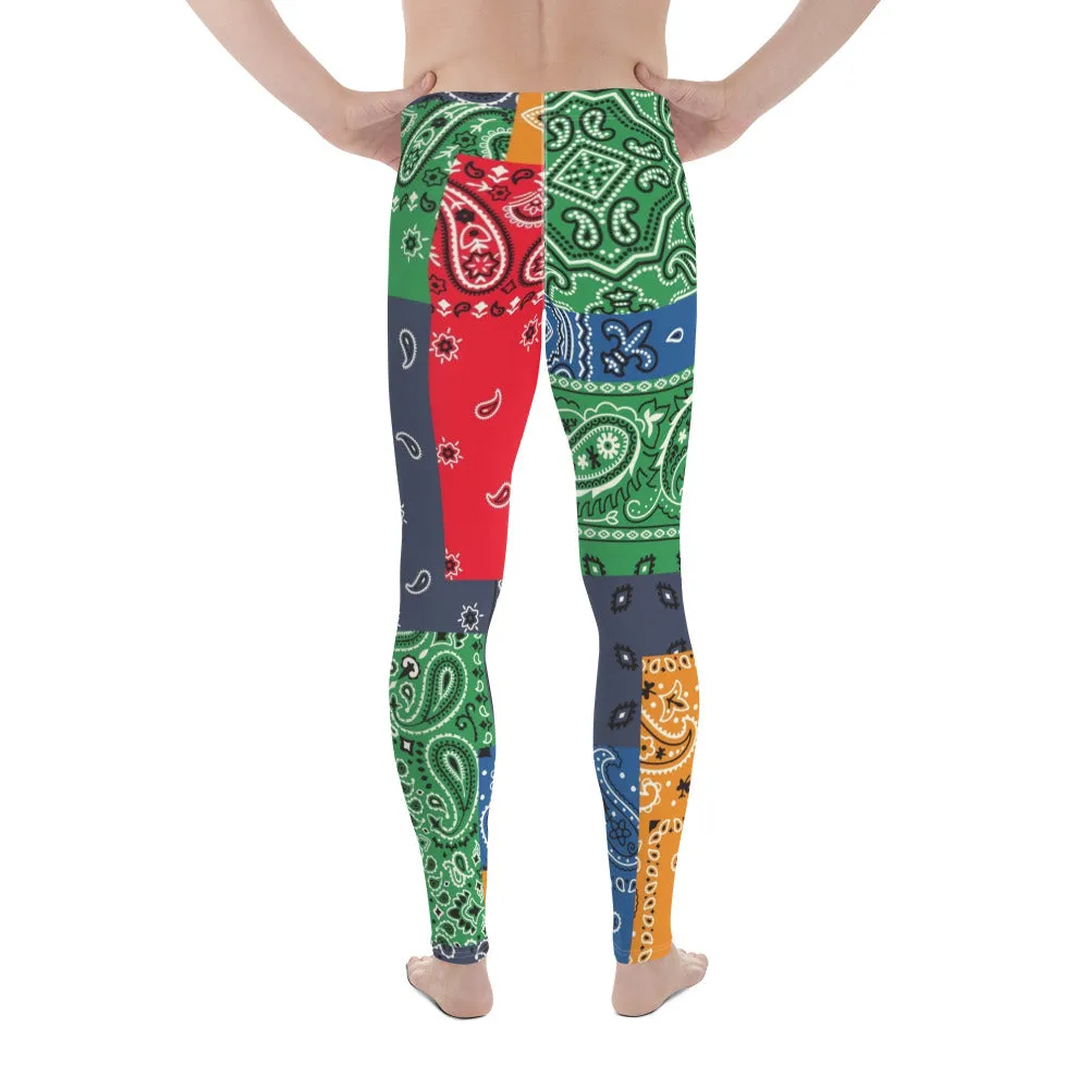 Paisley Bandana Men's Leggings
