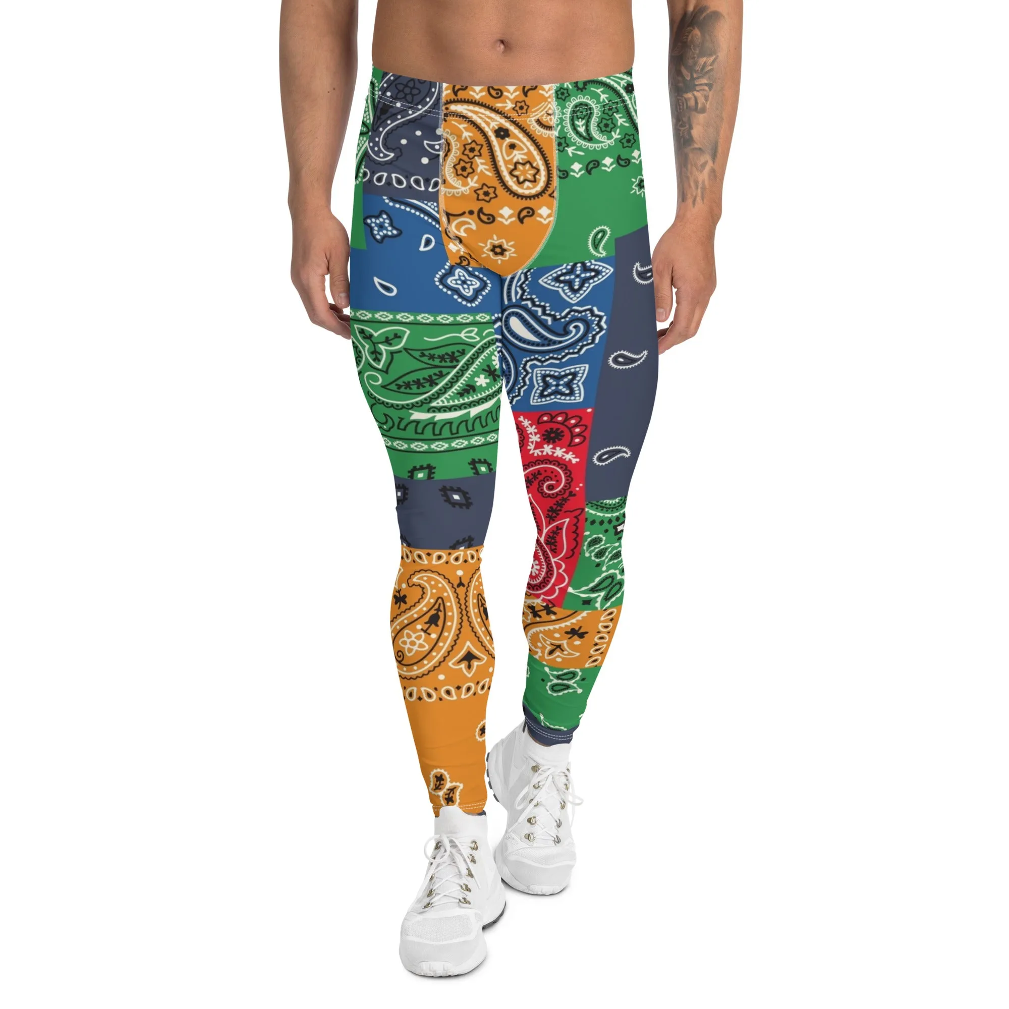 Paisley Bandana Men's Leggings