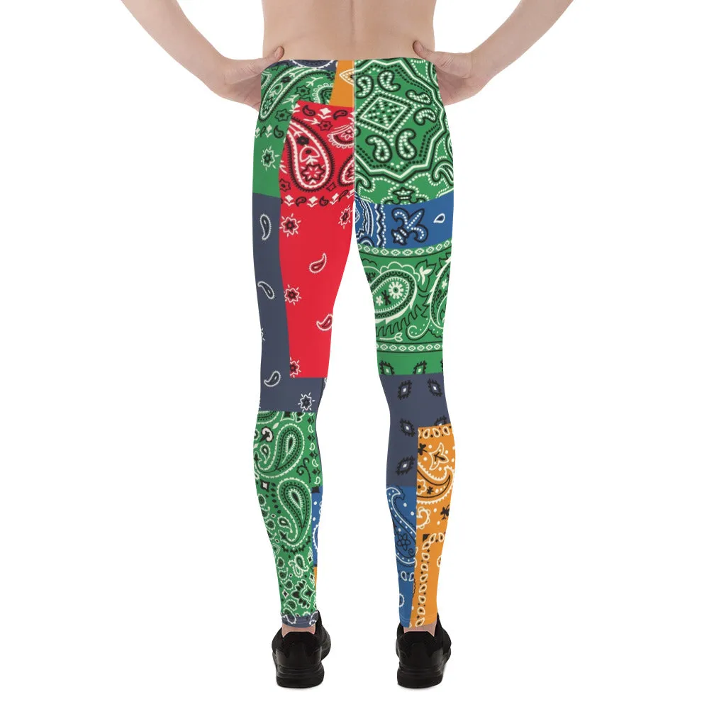Paisley Bandana Men's Leggings