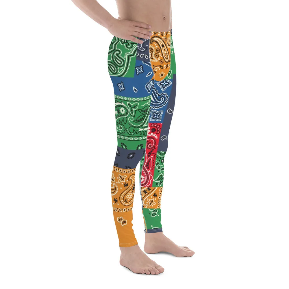 Paisley Bandana Men's Leggings