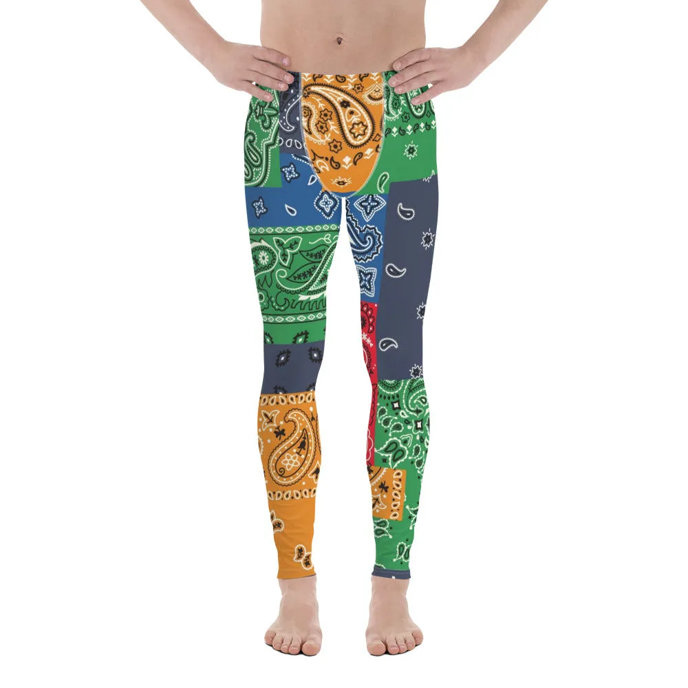 Paisley Bandana Men's Leggings