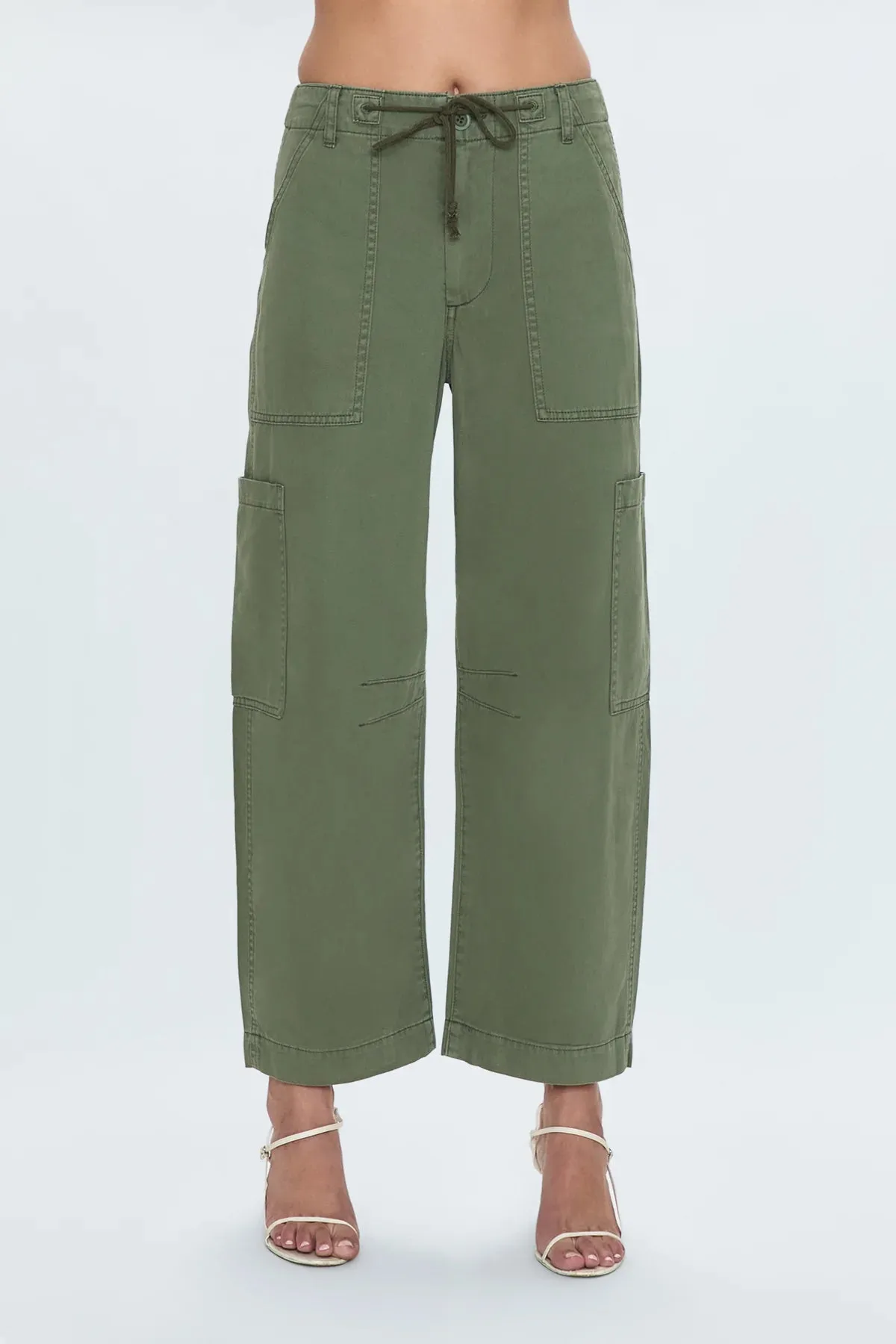Pistola Sabrina Curved Utility Pant in Meadow