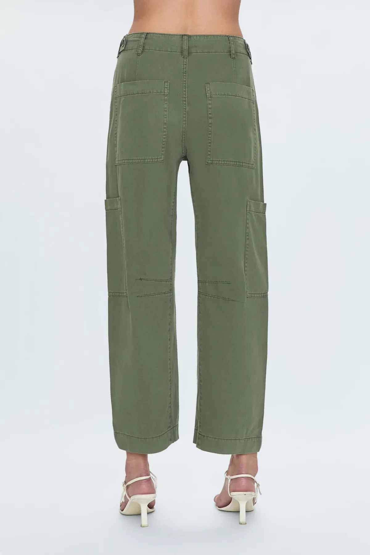Pistola Sabrina Curved Utility Pant in Meadow