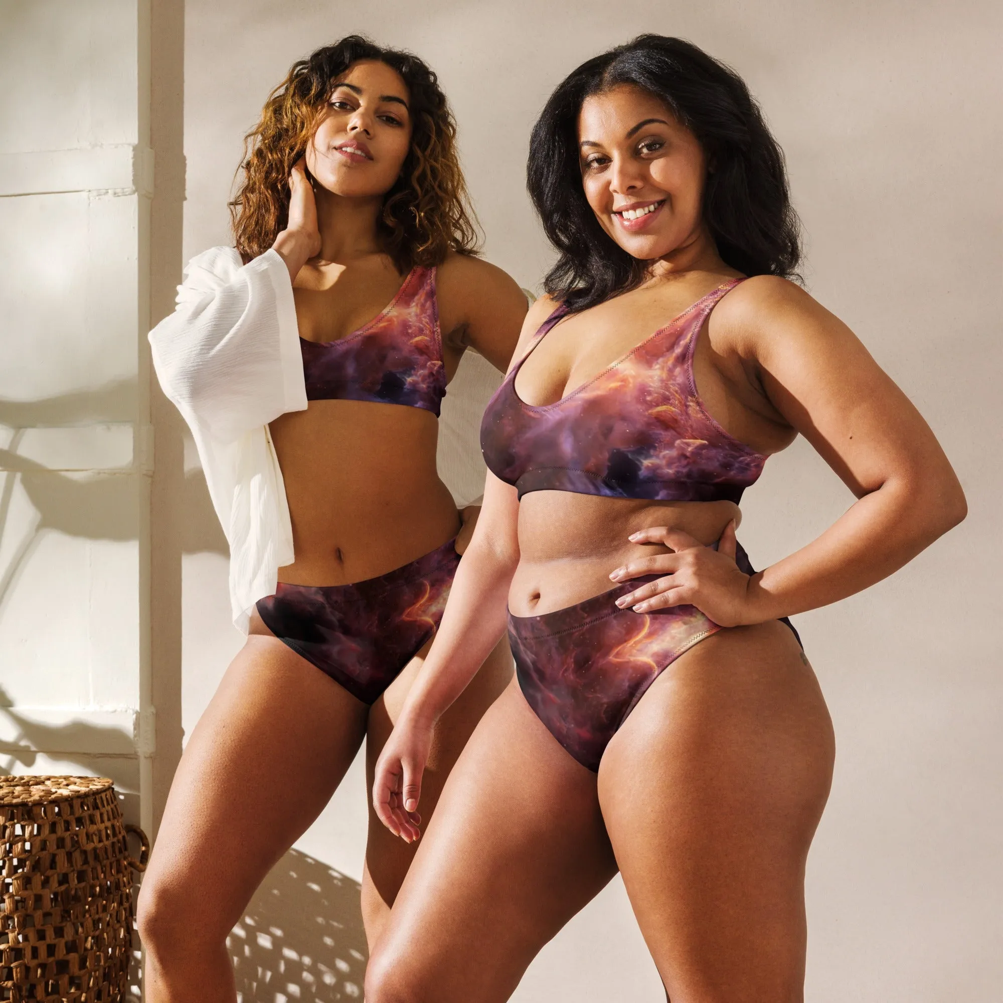 Recycled high-waisted bikini | Intergalactic Space Force 2 | Nebula