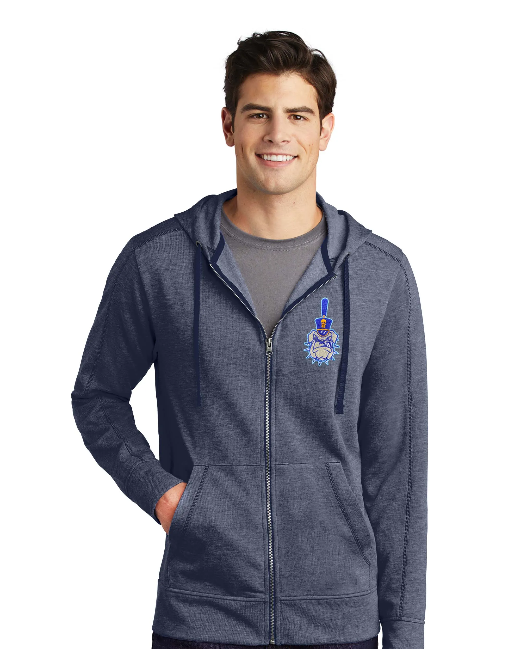 Spike Full-Zip Hooded Jacket