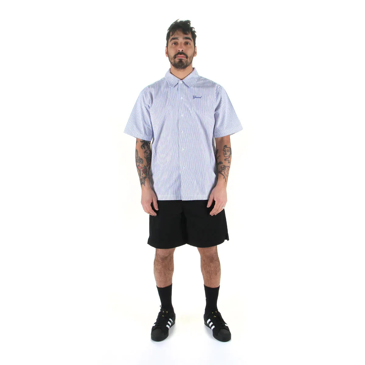 Striped Poplin Shirt