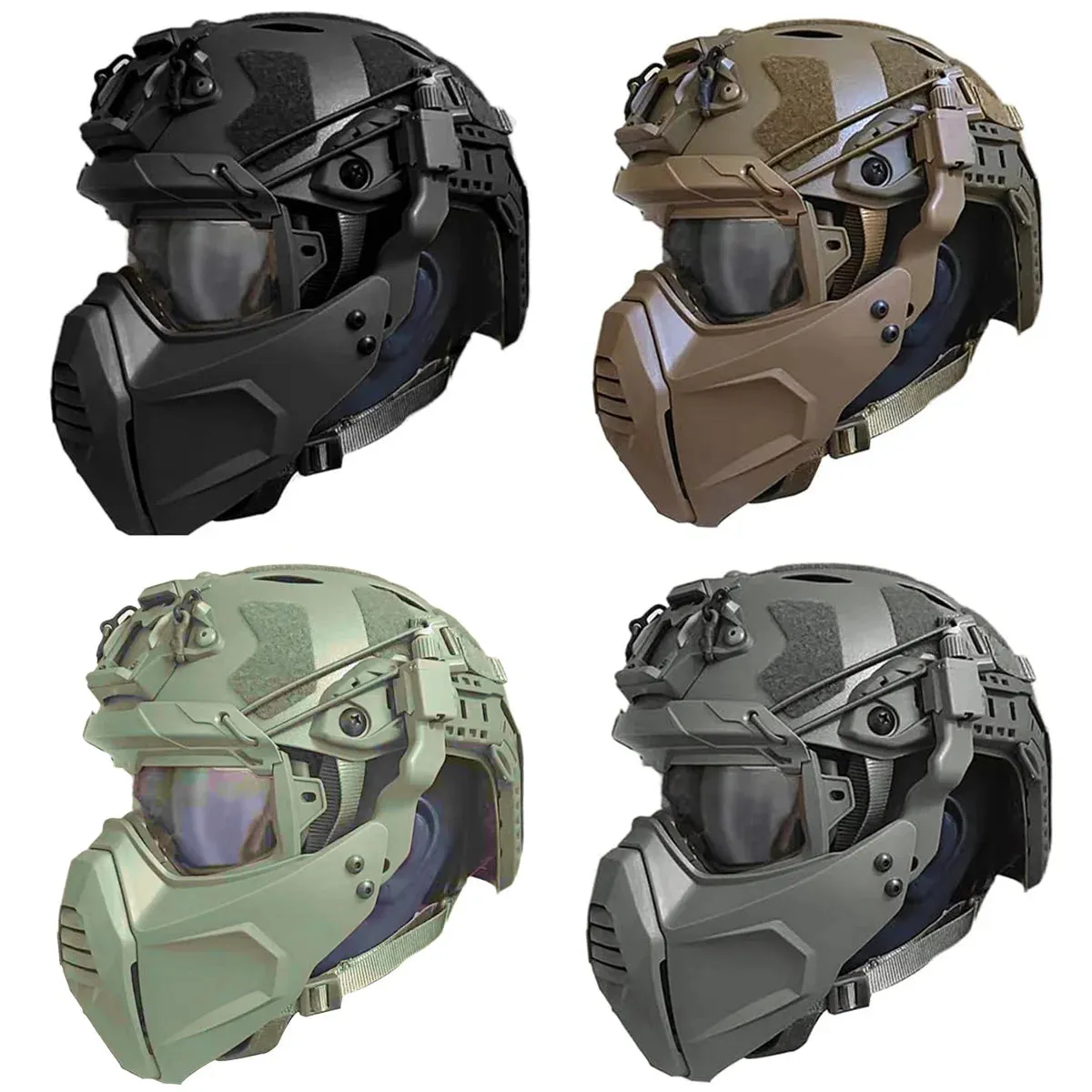 Tactical Fast SF Helmet Set Airsoft